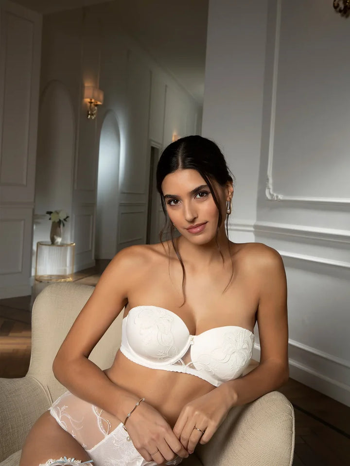 Lise Charmel - Bellissime Amour Strapless Bra Ecru Nacre