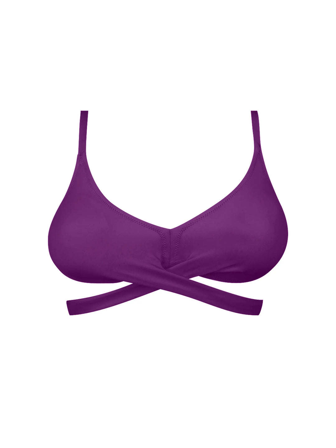 Antigel Swimwear By Lise Charmel - La Chiquissima Triangle Soft Foam With Ties Mer Amethyste