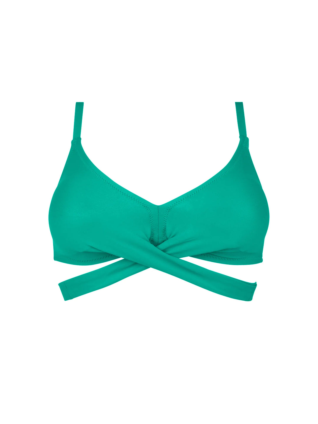 Antigel Swimwear By Lise Charmel - La Chiquissima Triangle Soft Foam With Ties Mer Emeraude