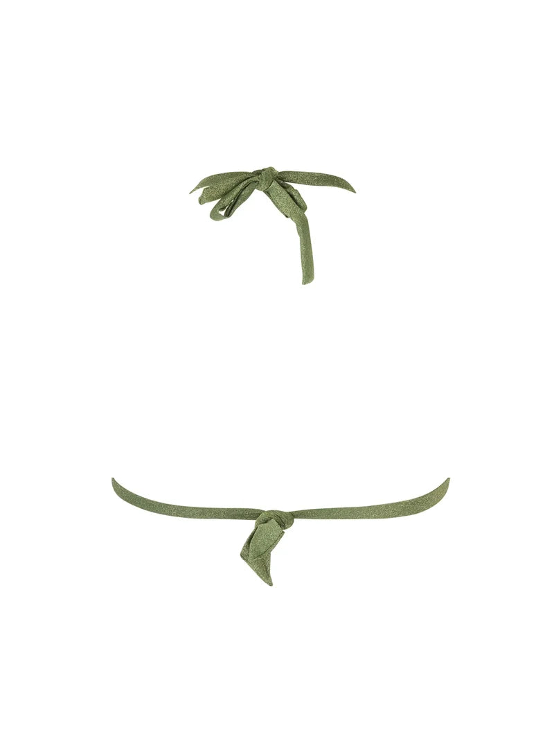 Antigel Swimwear by Lise Charmel - La Fashion Sirene Soft Padded Triangle With Ties Vert Sirene