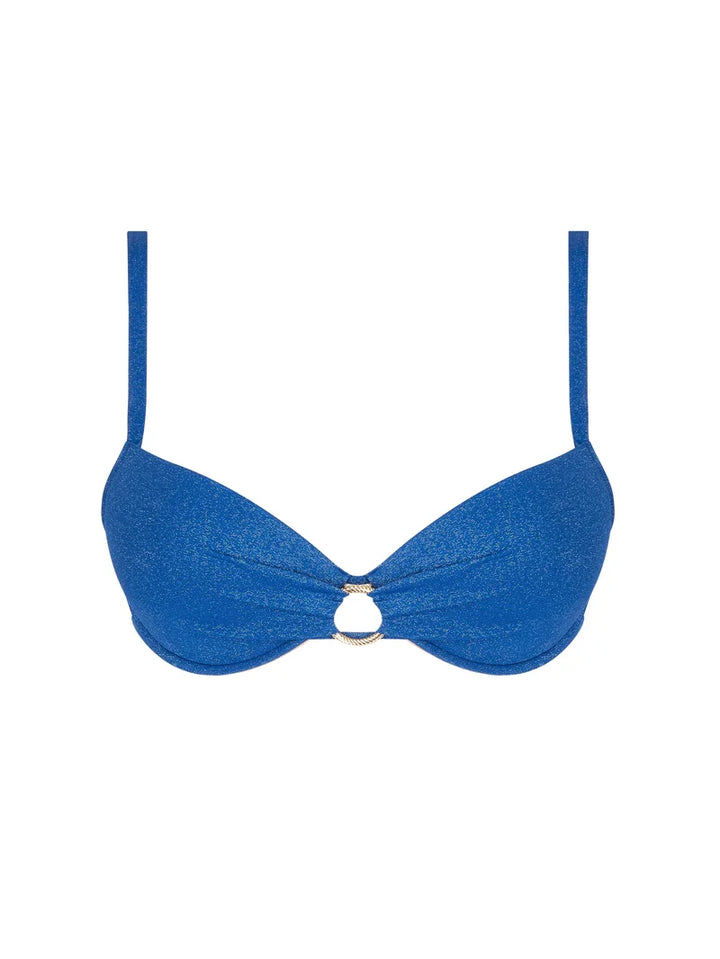 Antigel Swimwear by Lise Charmel - La Fashion Sirene Padded Bikini Top Bleu Sirene