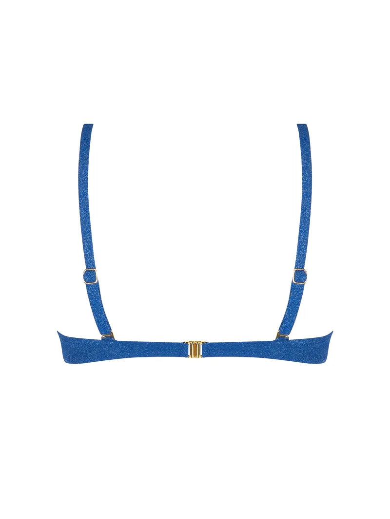 Antigel Swimwear by Lise Charmel - La Fashion Sirene Padded Bikini Top Bleu Sirene