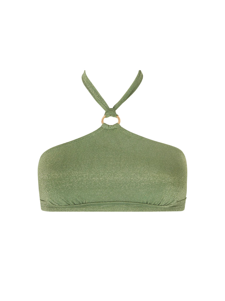 Antigel Swimwear by Lise Charmel - La Fashion Sirene Soft Bandeau Bikini Top Vert Sirene