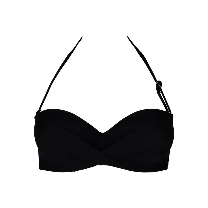 Antigel Swimwear by Lise Charmel - La Chiquissima Padded Strapless Bandeau Bikini Noir