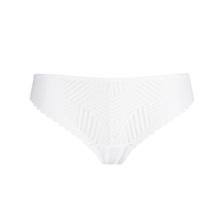 Antigel By Lise Charmel - Tressage Graphic Low Waist Brief Tressage Blanc