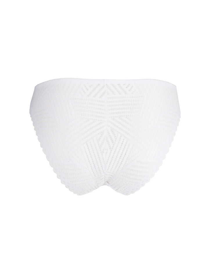 Antigel By Lise Charmel - Tressage Graphic Low Waist Brief Tressage Blanc