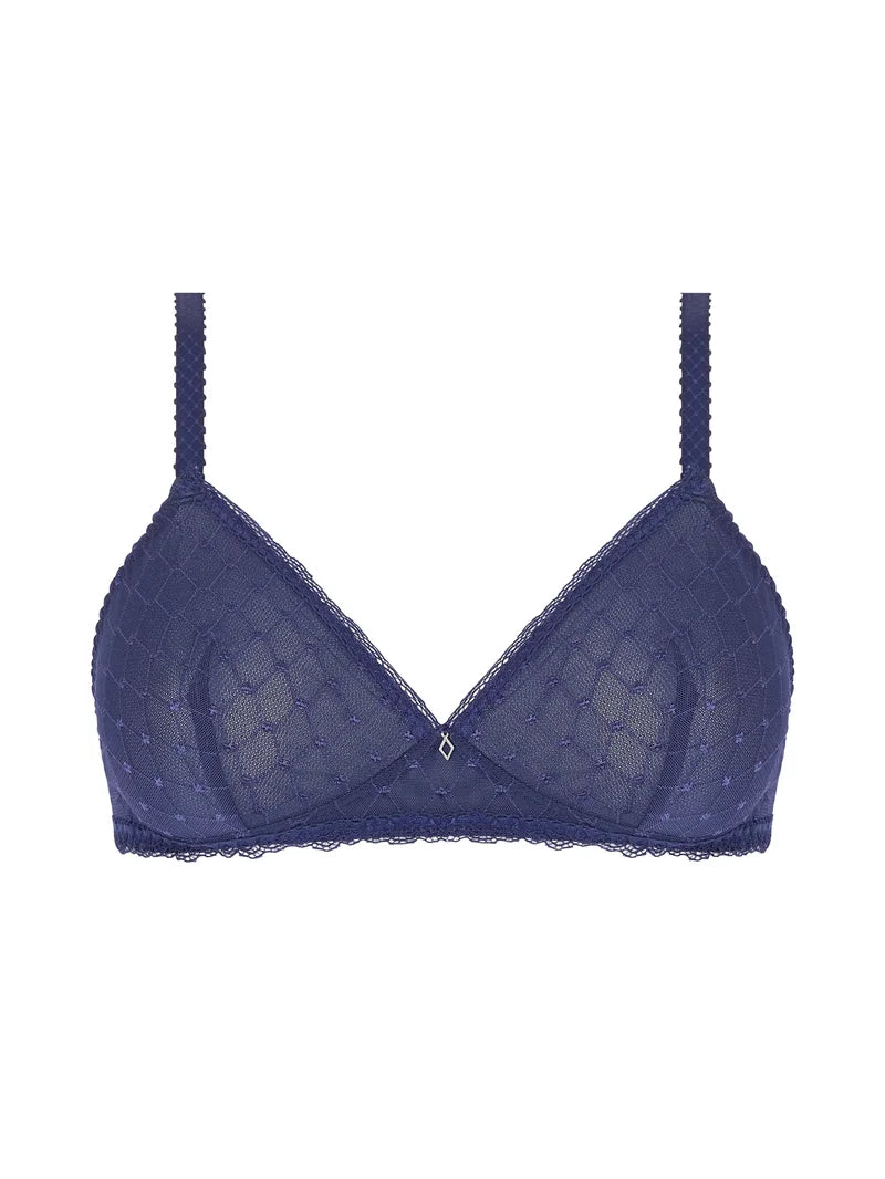 Antigel by Lise Charmel - Agenda Plaisir Wireless Triangle Bra Marine Plaisir