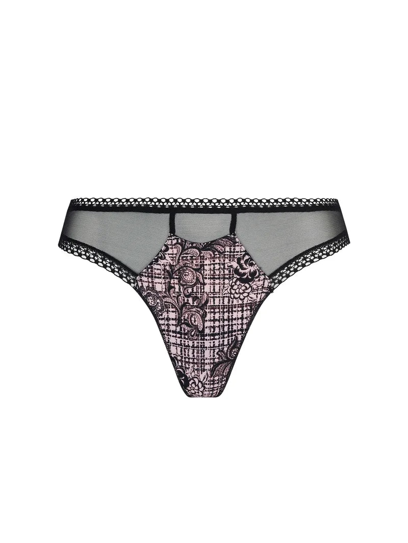 Fantasy thong Lise Charmel Eclats d'Or (Noir Or