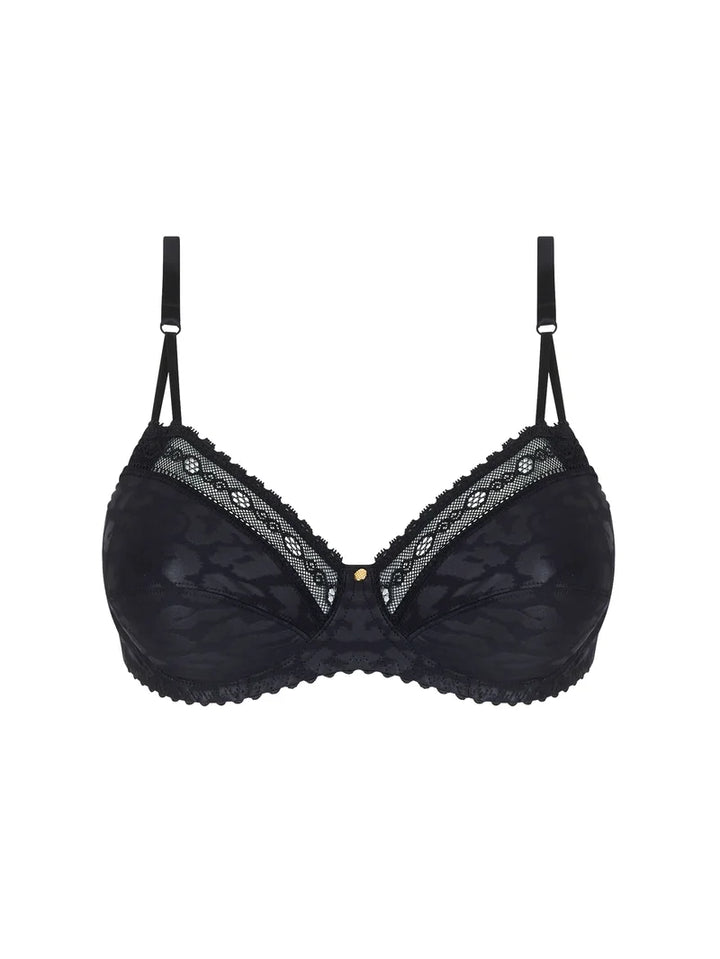 Antigel by Lise Charmel - Sensualite Fauve Full Cup Bra Noir