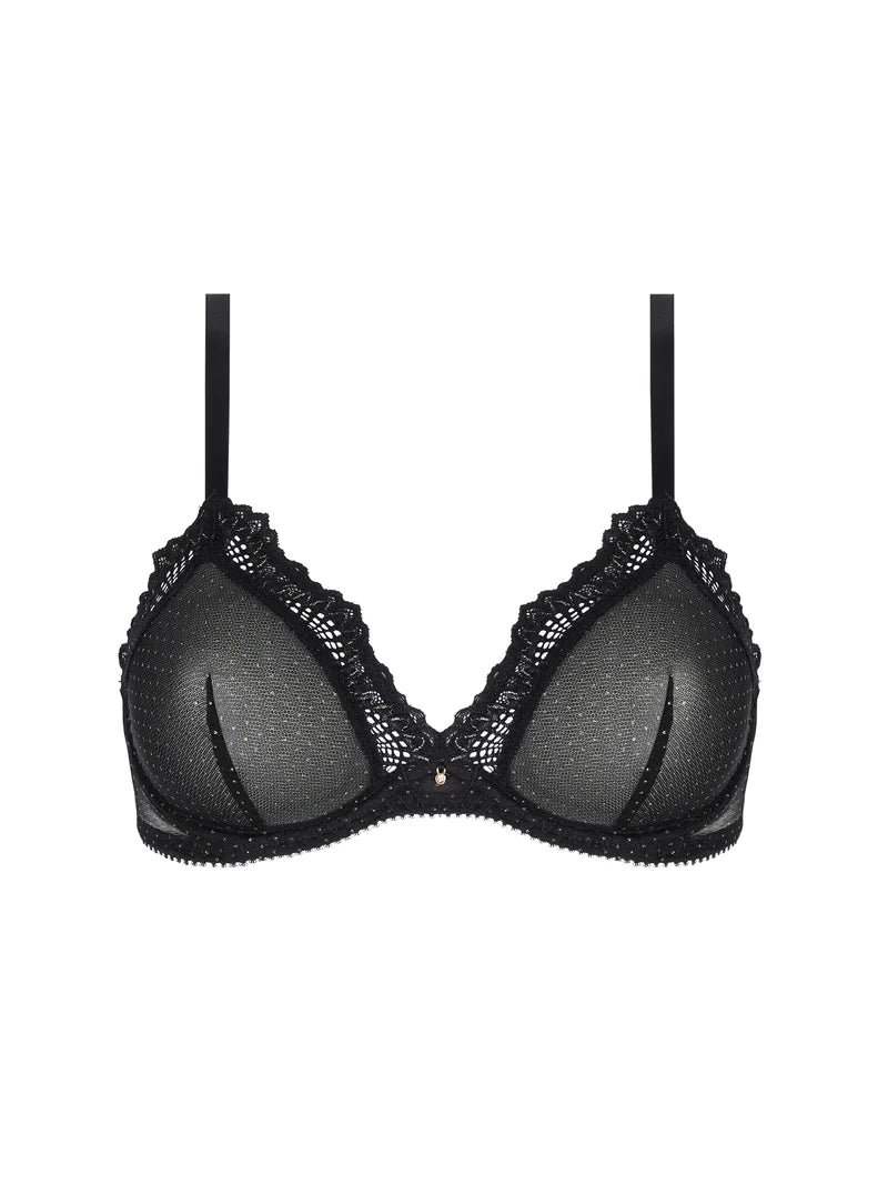 Antigel by Lise Charmel - Nuit Des Etoiles Full Cup Bra Noir Or