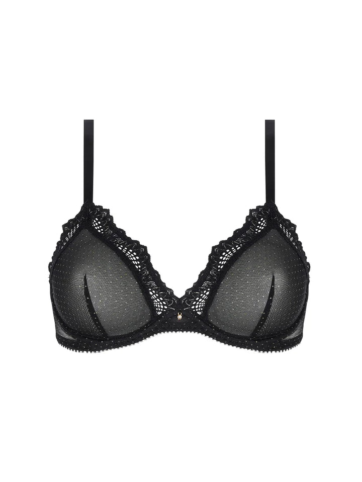 Antigel by Lise Charmel - Nuit Des Etoiles Full Cup Bra Noir Or