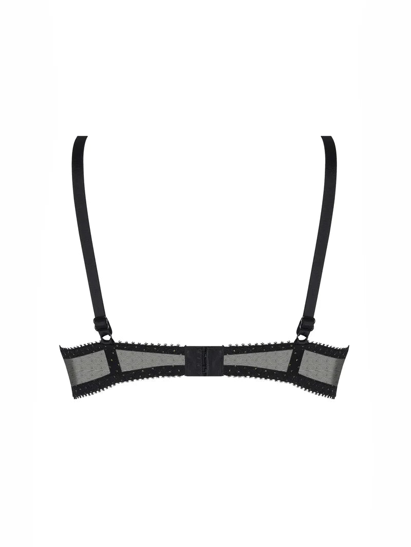 Antigel by Lise Charmel - Nuit Des Etoiles Full Cup Bra Noir Or