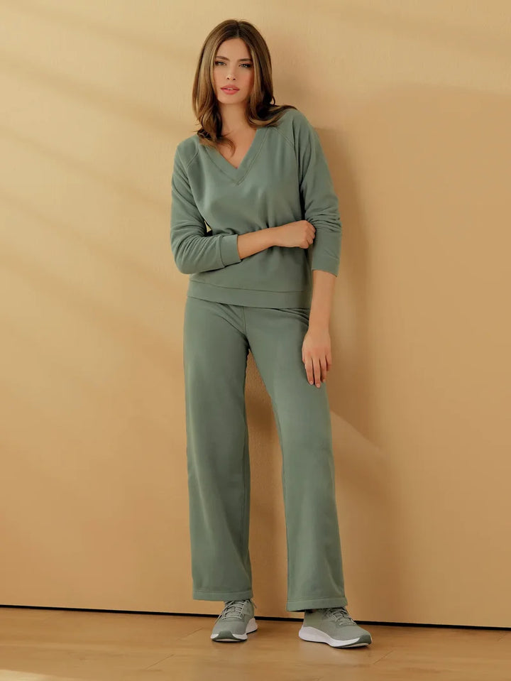 Antigel By Lise Charmel - Pause Douceur Trousers Vert Aloe