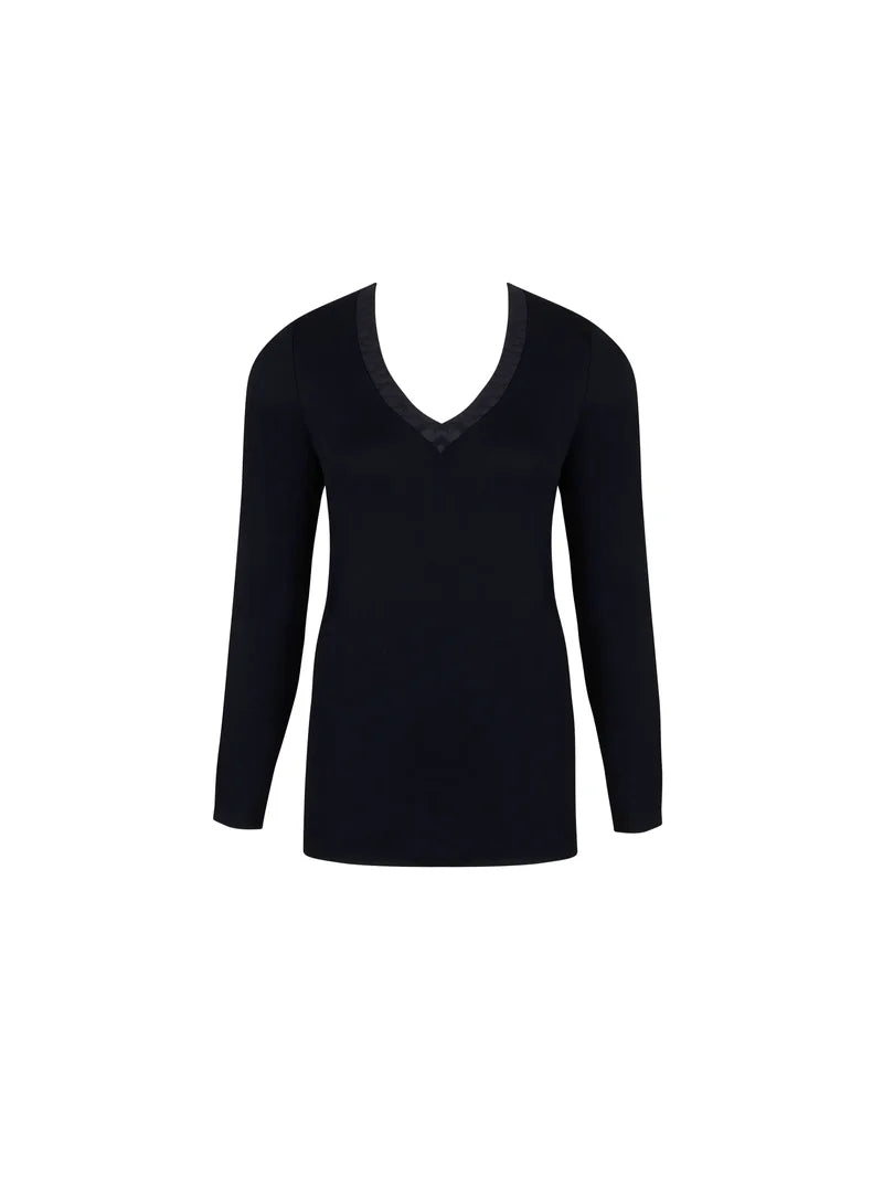 Antigel by Lise Charmel - Sensualite Fauve Long Sleeved Top Noir