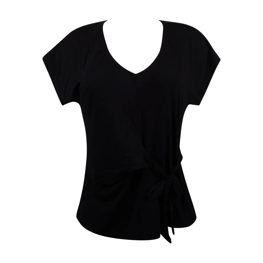 Antigel by Lise Charmel - La Chiquissima Beach T-Shirt Noir Top Antigel Swimwear by Lise Charmel 