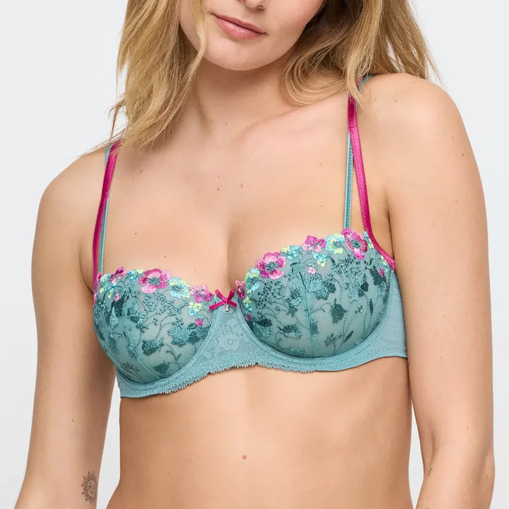 Marie Jo - Lizelot Balcony Bra Vertical Seam Bali Green