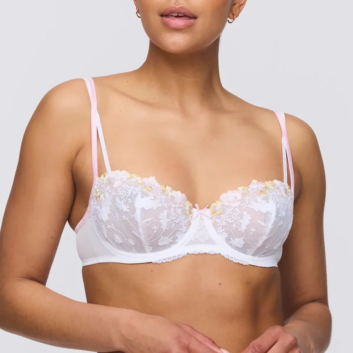 Marie Jo - Lizelot Balcony Bra Vertical Seam White