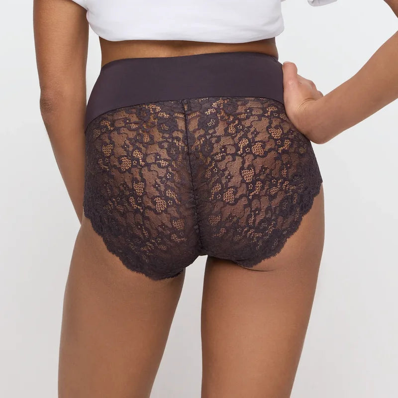 Marie Jo - Color Studio Lace Shapewear High Briefs Sweet Chocolate