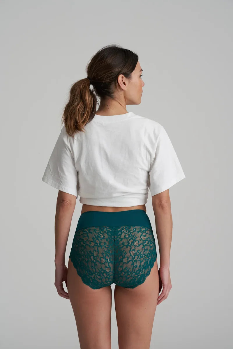 Marie Jo - Color Studio Lace Shapewear High Briefs Jasper Green
