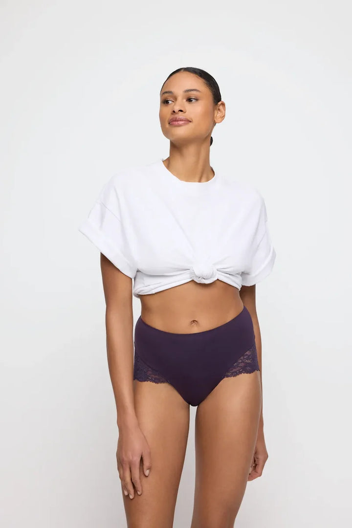 Marie Jo - Color Studio Lace Shapewear High Briefs Amethyst