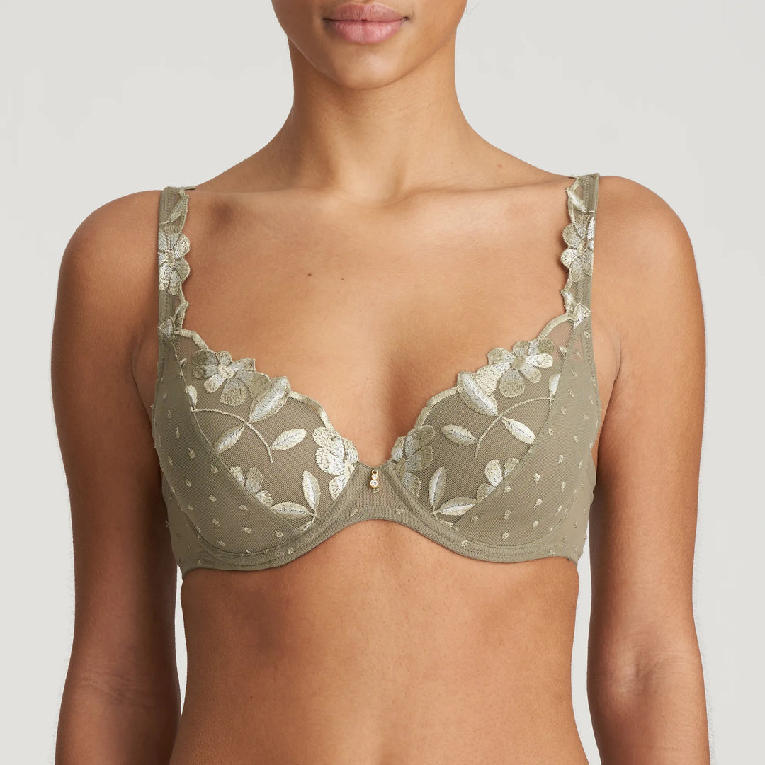 Marie Jo - Agnes Padded Plunge Bra Golden Olive