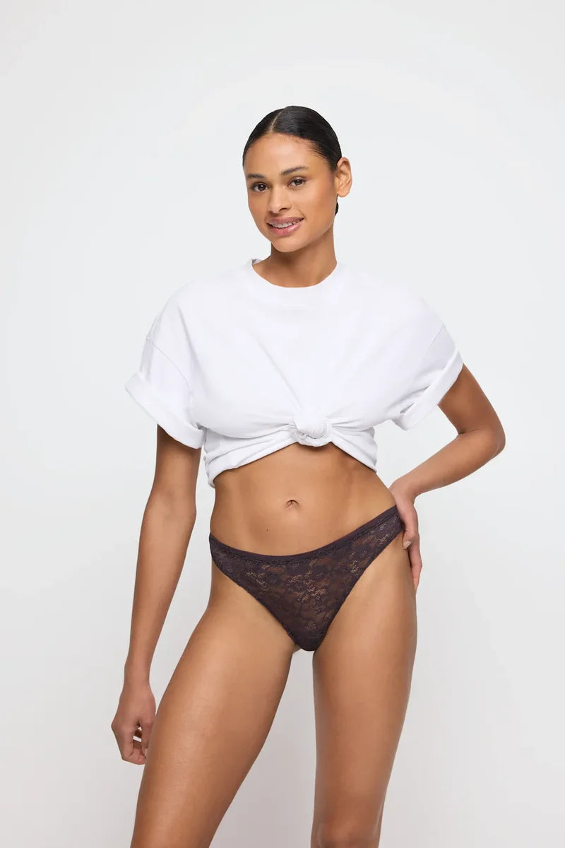 Marie Jo - Color Studio Lace Thong Sweet Chocolate