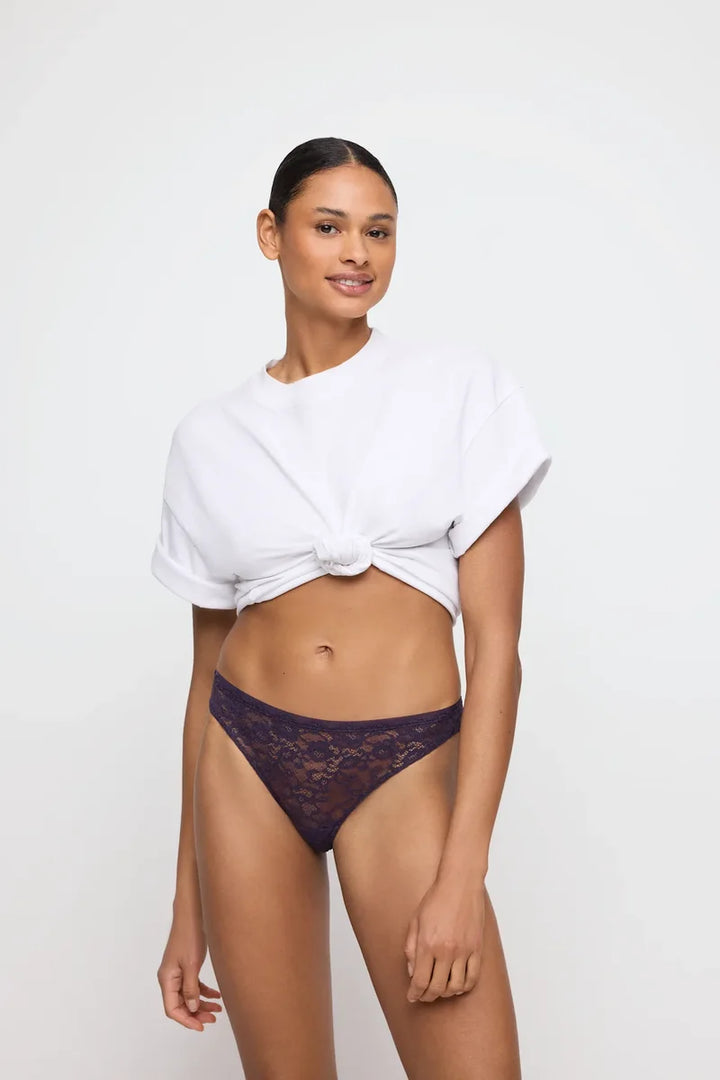 Marie Jo - Color Studio Lace Thong Amethyst