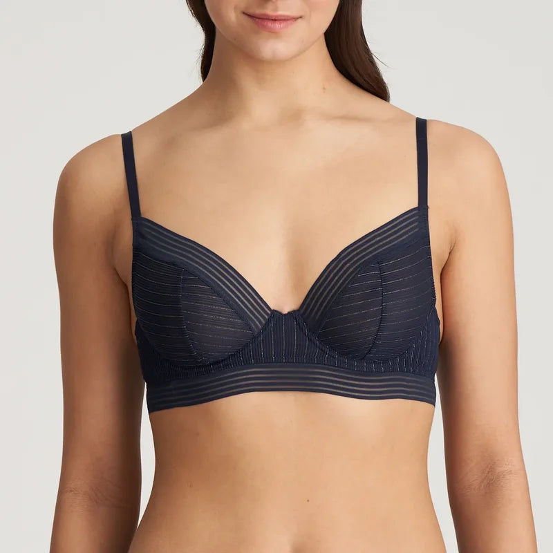 Marie Jo - Tokuda Longline Wire Bra Velvet Blue