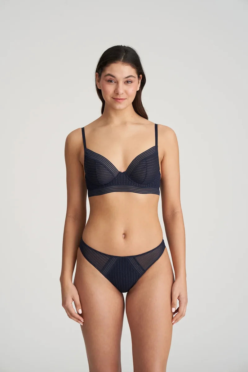 Marie Jo - Tokuda Longline Wire Bra Velvet Blue