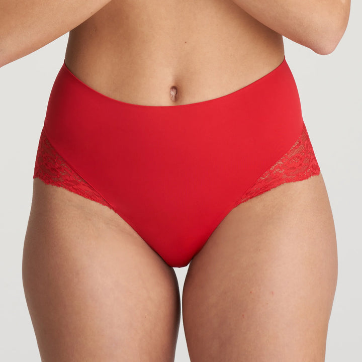 Marie Jo - Color Studio Shapewear Lace High Briefs Scarlet