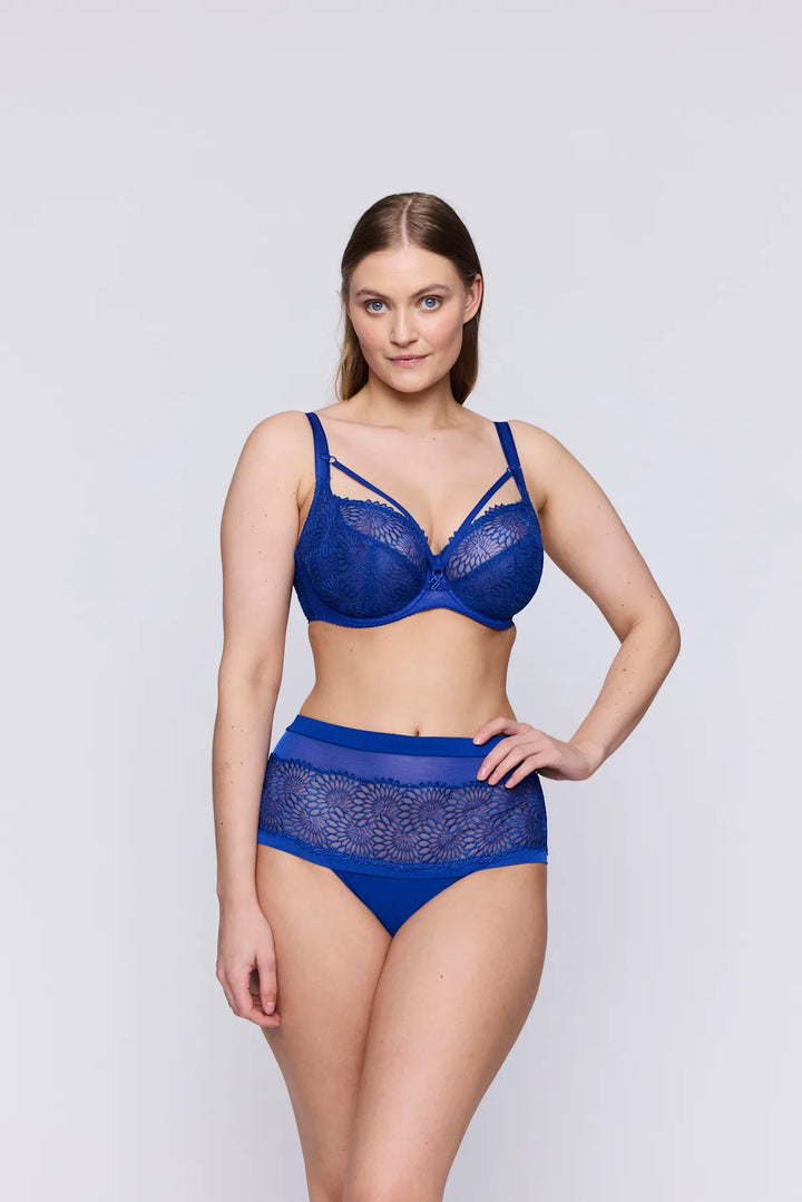Primadonna - Sophora Balcony Bra Tulip Seam Blue Print
