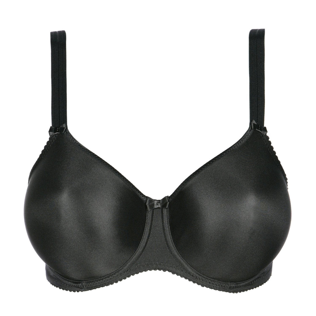 PrimaDonna Satin Seamless Non Padded Bra Black