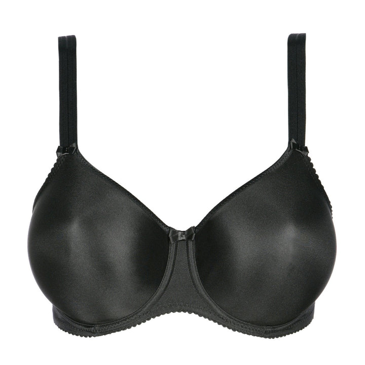 PrimaDonna Satin Seamless Non Padded Bra Black