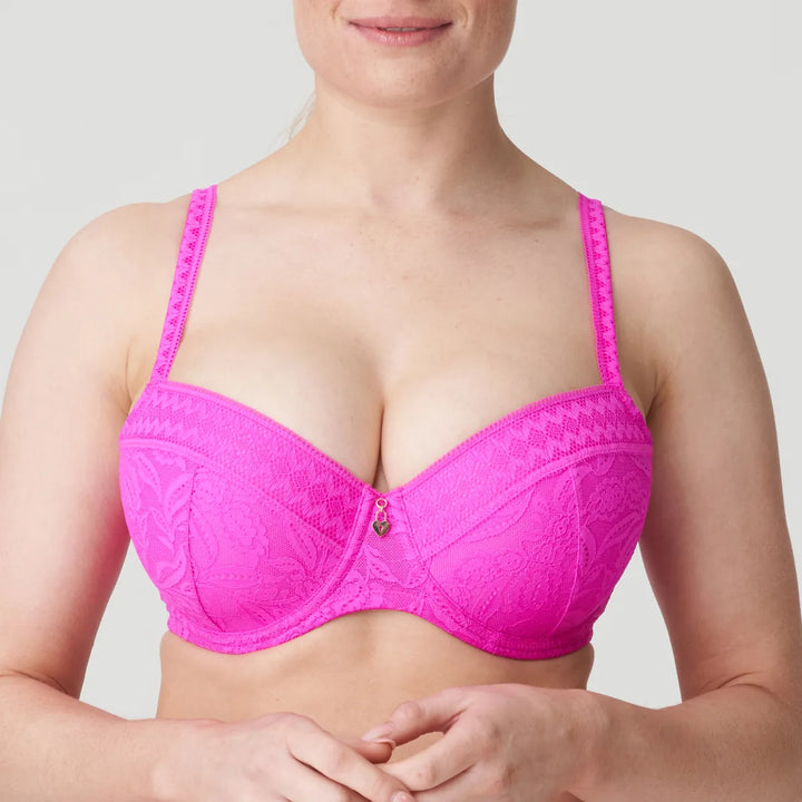 Primadonna Twist - Palermo Padded Balcony Bra Cactus Flower