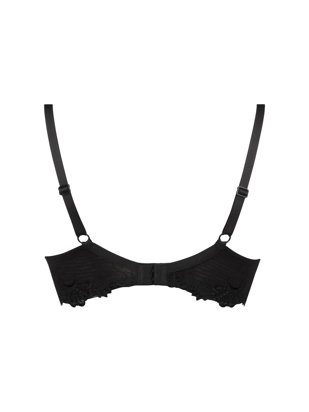 Lise Charmel - Dressing Floral Heartshaped Spacer Plunge Bra Noir