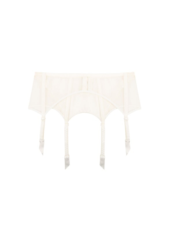 Lise Charmel - Splendeur Soie Covering Suspender Belt Ecru Nacre