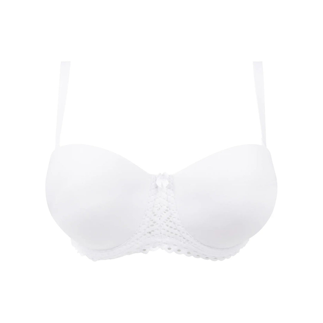 Antigel By Lise Charmel - Tressage Graphic Strapless Support Bra Tressage Blanc