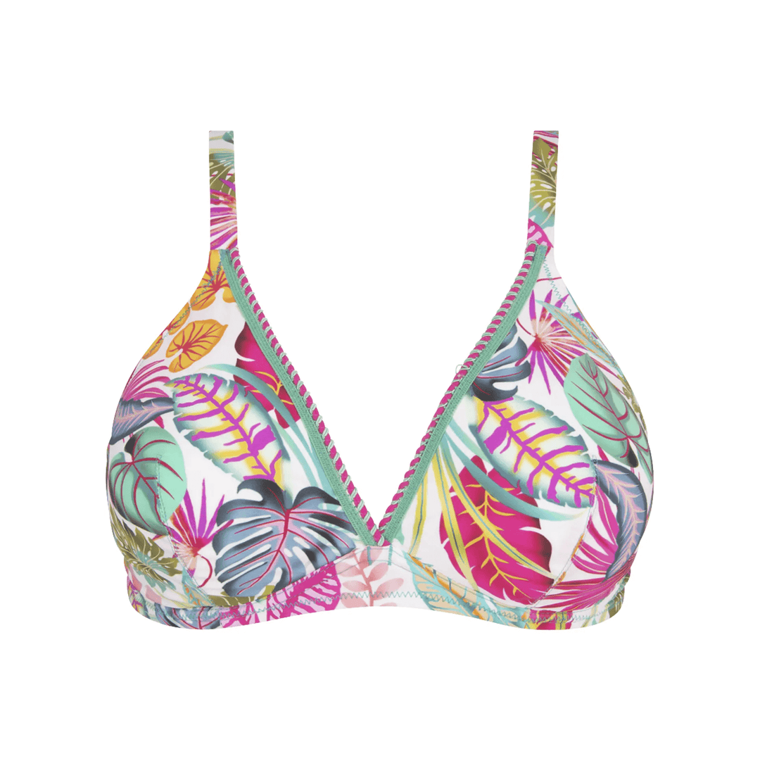Antigel Swimwear by Lise Charmel - La Muse Des Iles Unwired Triangle Bikini Top Ile Paradis