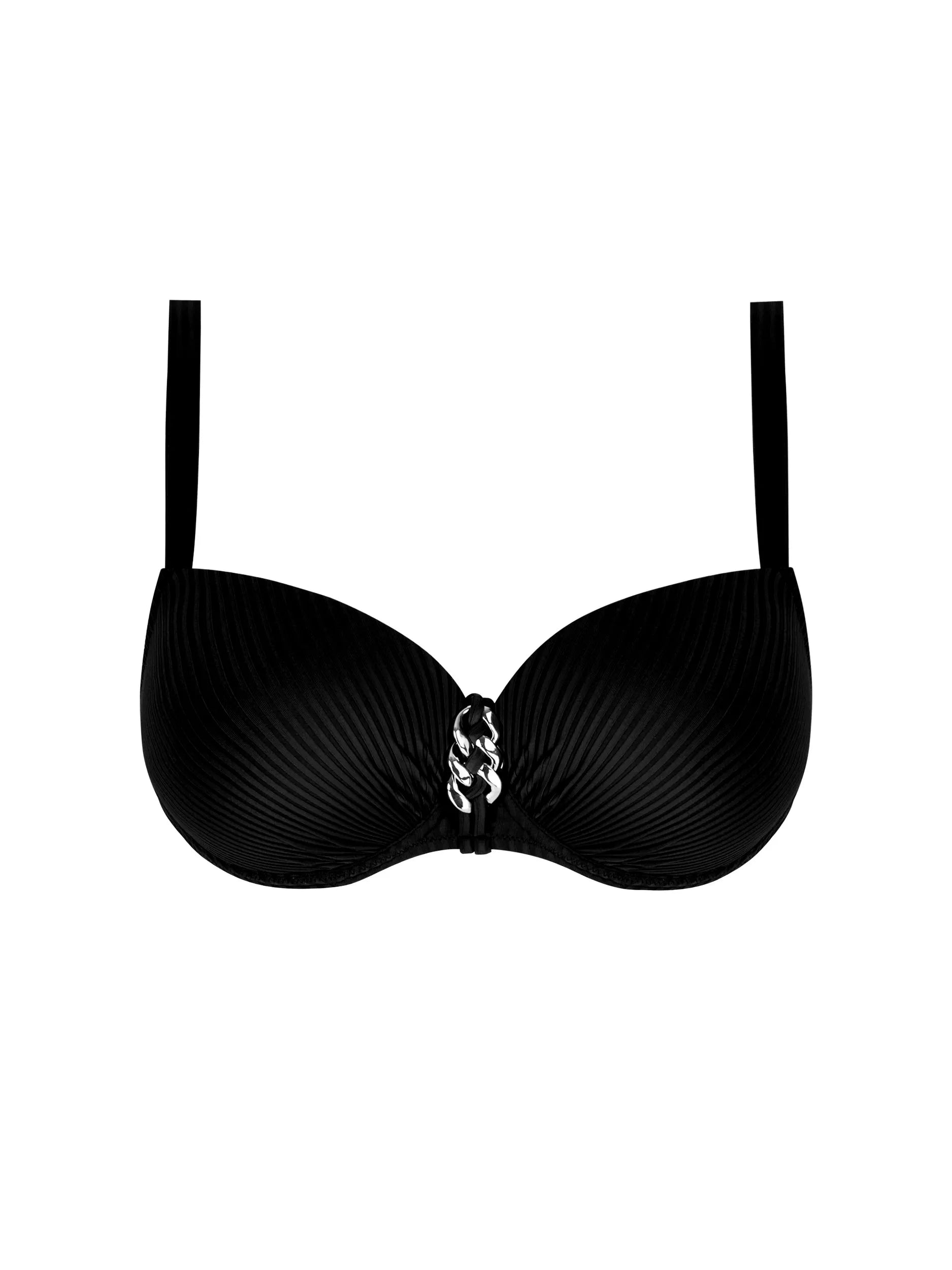 Antigel Swimwear By Lise Charmel - La Stricto Chic Balconet Top Noir