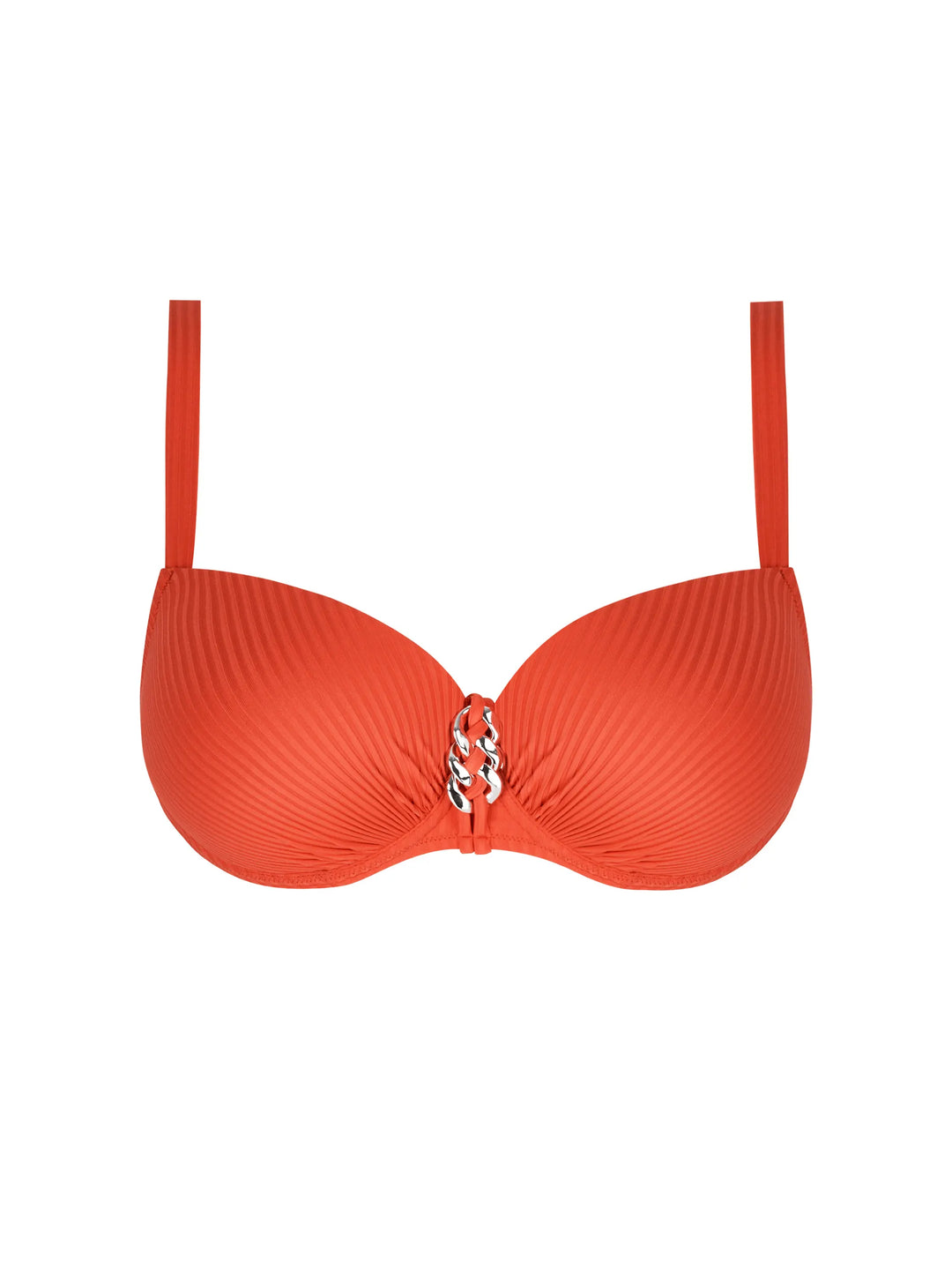 Antigel Swimwear - La Stricto Chic Padded Bikini Top Stricto Orange