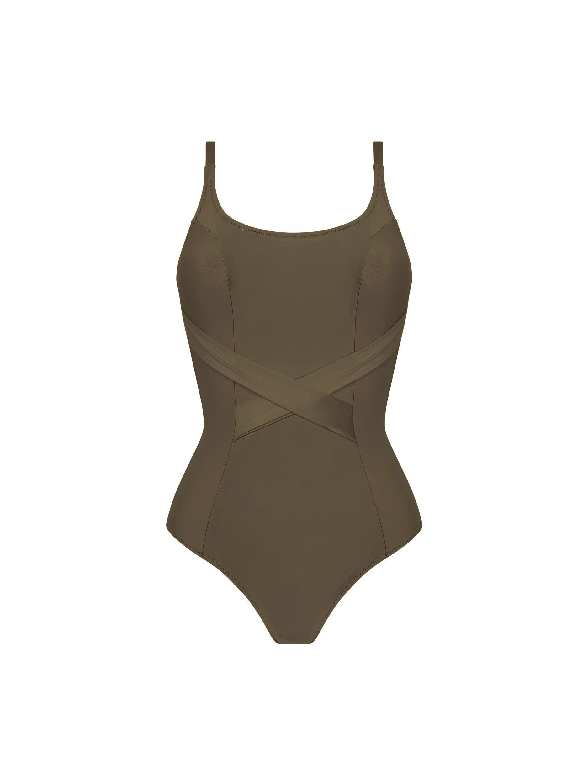 Antigel Swimwear By Lise Charmel - La Chiquissima Brazilian Thong Kaki Chic