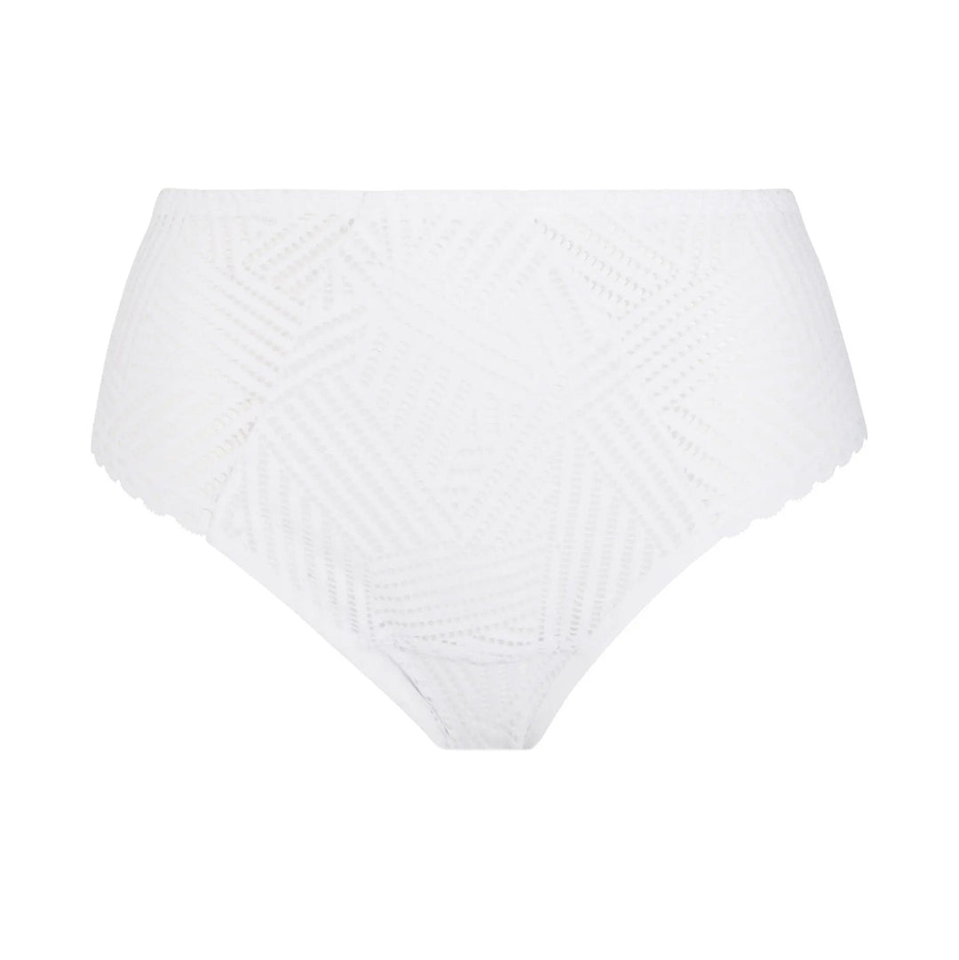 Antigel By Lise Charmel - Tressage Graphic High Waist Brief Tressage Blanc