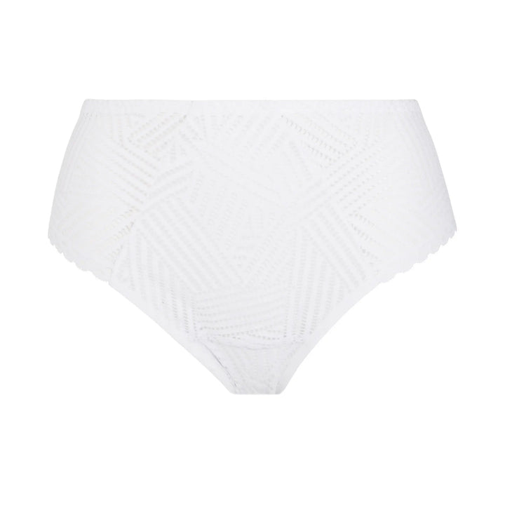 Antigel By Lise Charmel - Tressage Graphic High Waist Brief Tressage Blanc