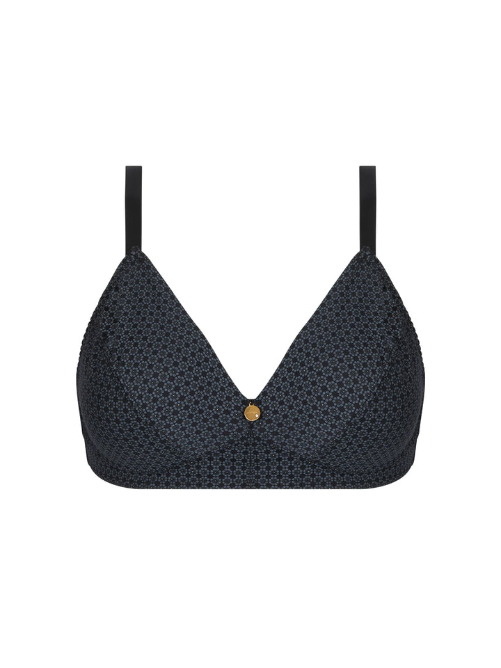 Antigel by Lise Charmel - Daily Paillette Covering Non-Wired Triangle Bra Noir Pailette