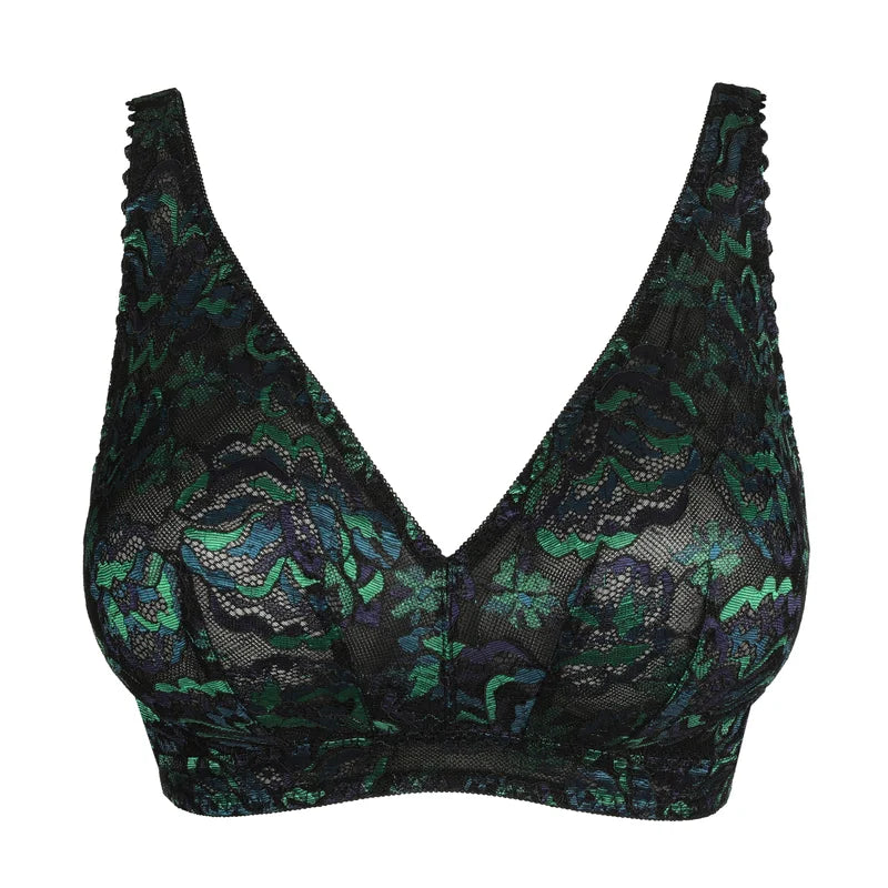 Primadonna - San Angel Bralette Peacock Feather