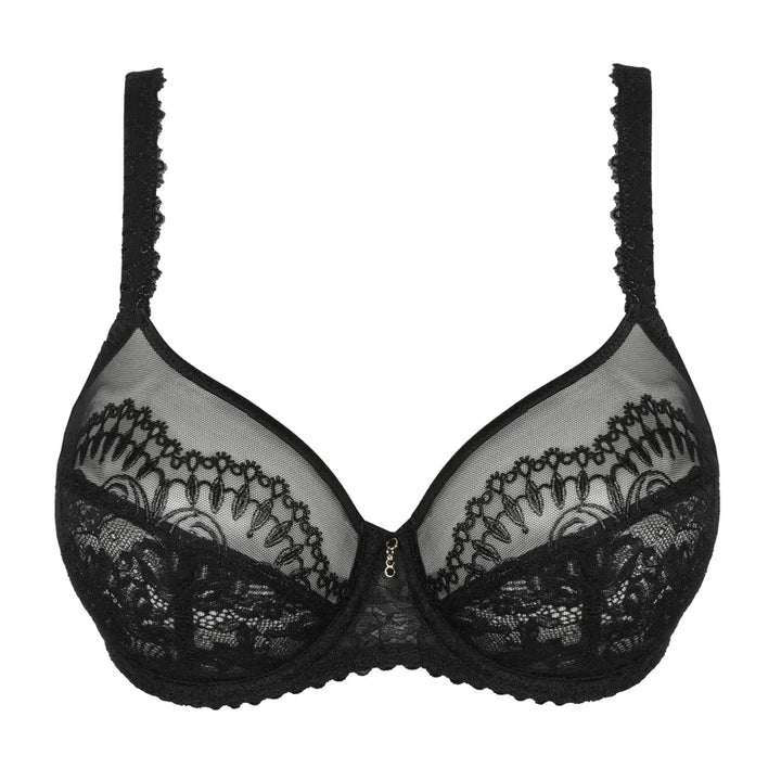 Primadonna - Shimla Balcony Bra Vertical Seam Black