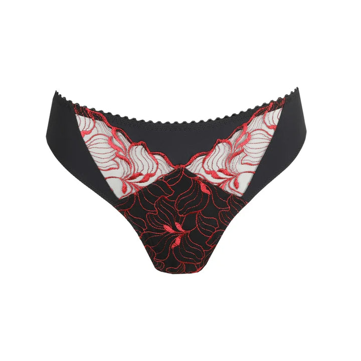 Primadonna - Springdale Thong Black Rose