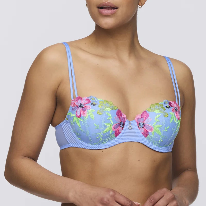 Marie Jo - Odilly Padded Balcony Bra Santorini Blue | Ouh La La UK