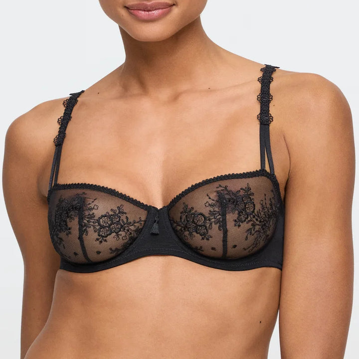 Marie Jo - Annaelle Balcony Bra Vertical Seam Black