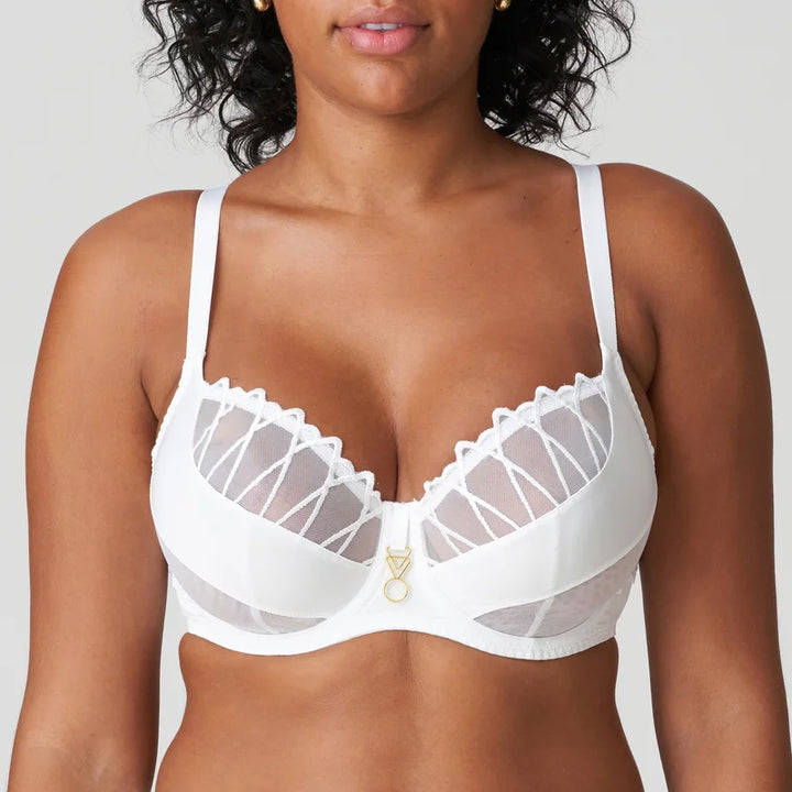 Primadonna - Arthill Balcony Bra Tulip Seam White